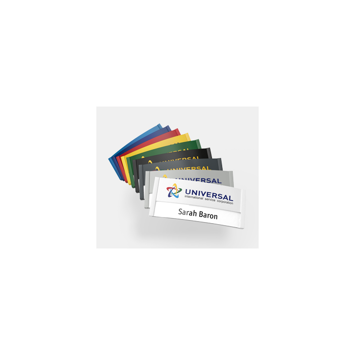 Set 20 Badge Portanome Polar® 30 Magnetici - Colore Antracite Con Fogli Stampa - Foto 8