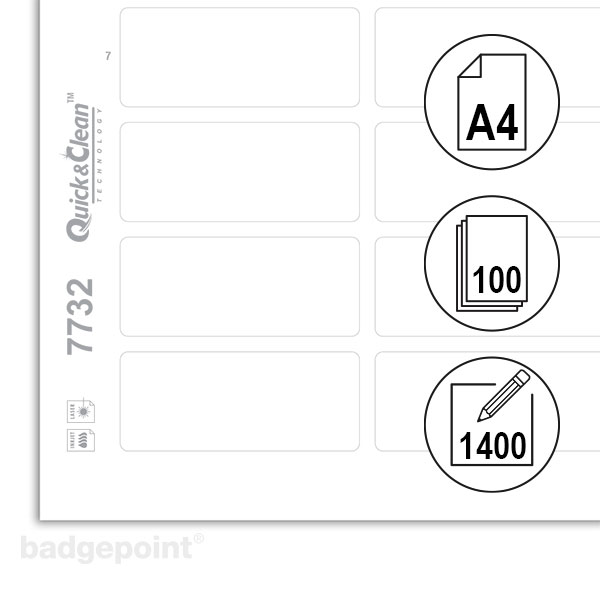Druckbogen 7732-Pack of 100