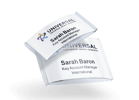 event – the flexible name badge
