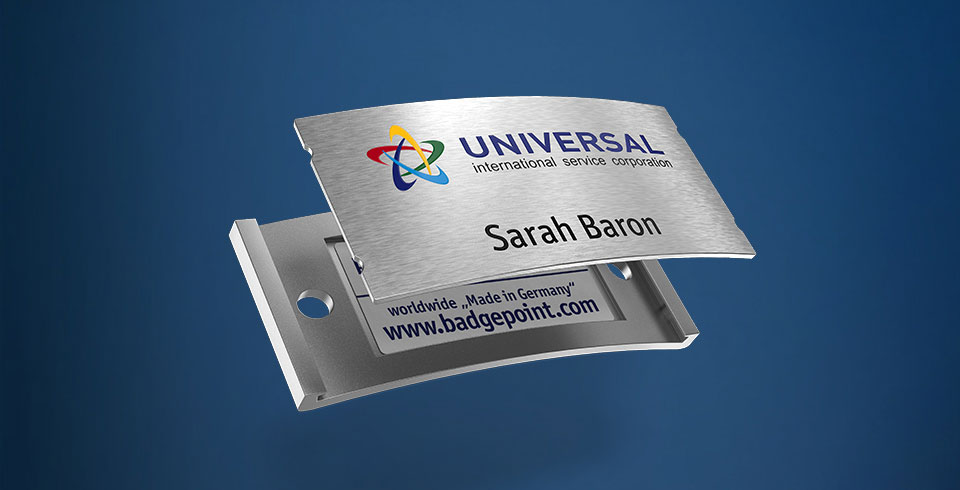 ready-printed name badges