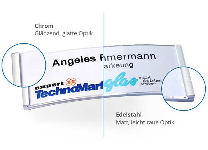 chrome et de l’acier inoxydable