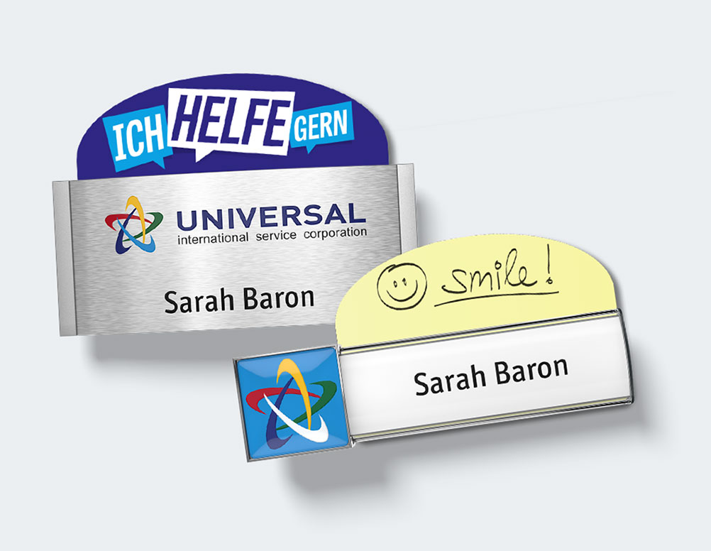 badge topper