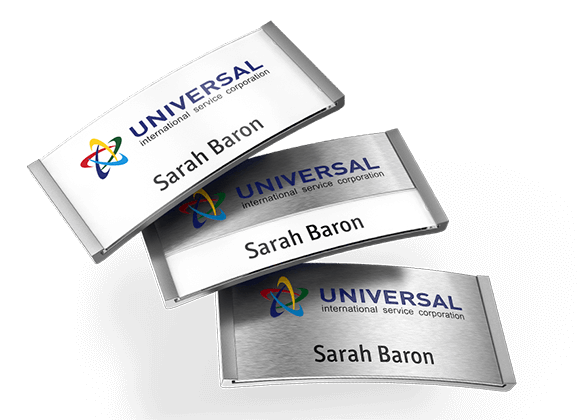 Metal Name Tags  No Minimum Order - Name Badges International