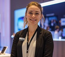 Namensschilder für Messen & Events