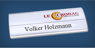 profil acrylic glass name tag