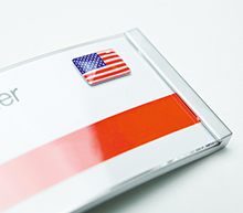 Flag stickers