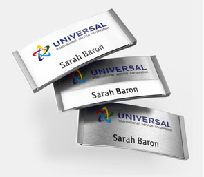 Naambadges van aluminium