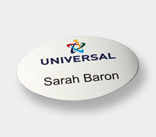 aluline-plus® 43 oval name badges